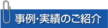 事例・実績のご紹介